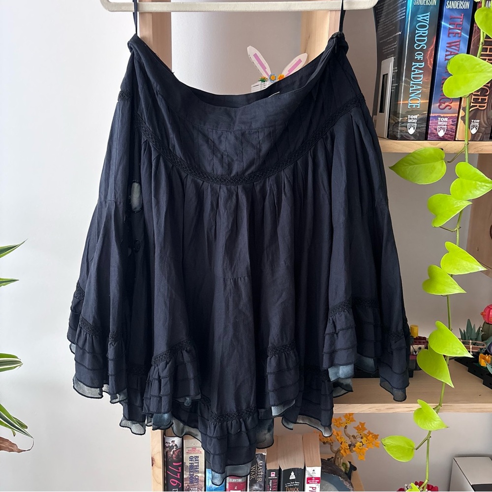 Vintage Jean Paul Gaultier Drop Waist Skirt